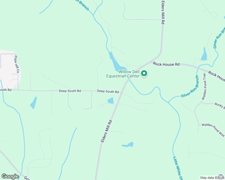 map of restaurants, bars, coffee shops, grocery stores, and more near 443-499 Deep South Road in Senoia