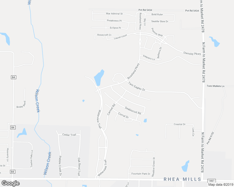 map of restaurants, bars, coffee shops, grocery stores, and more near 2604 Maverick Way in McKinney