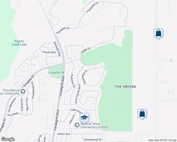 map of restaurants, bars, coffee shops, grocery stores, and more near 1060 Breakaway Drive in Oceanside