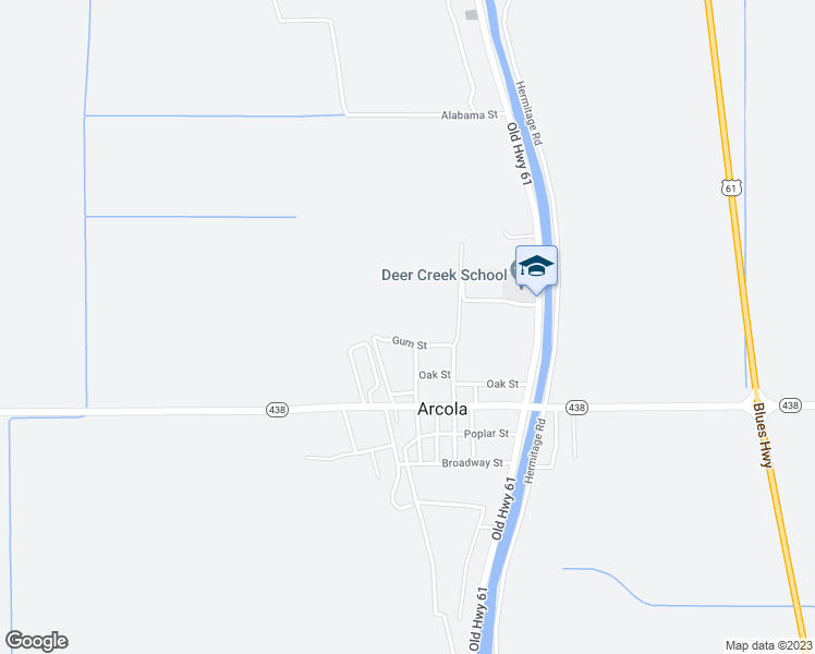 map of restaurants, bars, coffee shops, grocery stores, and more near in Arcola