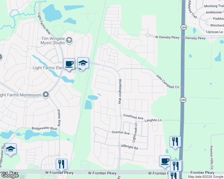 map of restaurants, bars, coffee shops, grocery stores, and more near 3800 Norwood Avenue in Celina