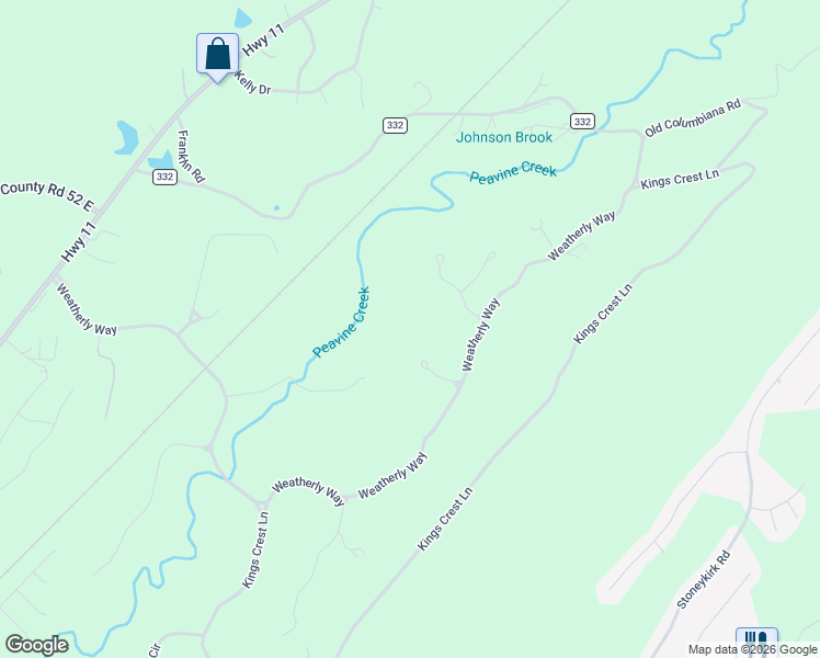 map of restaurants, bars, coffee shops, grocery stores, and more near 108 Pemberton Place in Pelham