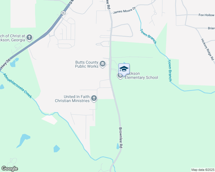 map of restaurants, bars, coffee shops, grocery stores, and more near 155 Viewpoint Drive in Jackson