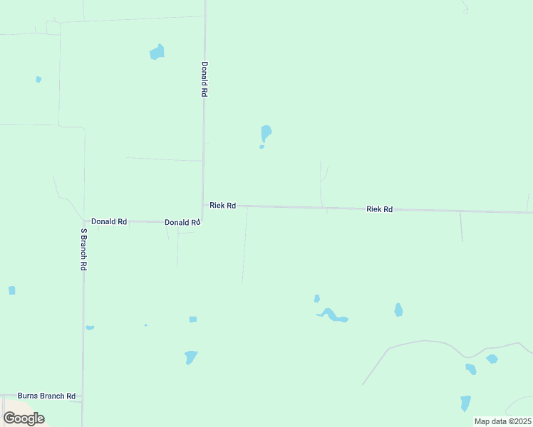 map of restaurants, bars, coffee shops, grocery stores, and more near 12121 Riek Road in Krum