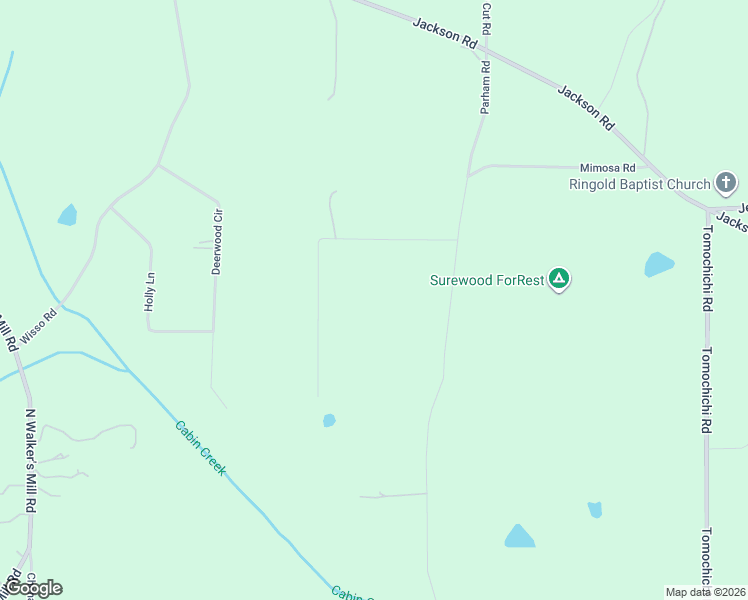 map of restaurants, bars, coffee shops, grocery stores, and more near 907 Parham Road in Griffin