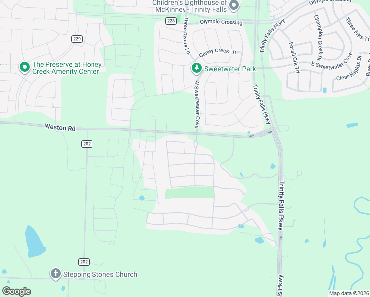 map of restaurants, bars, coffee shops, grocery stores, and more near 1033 Spring Falls Drive in McKinney