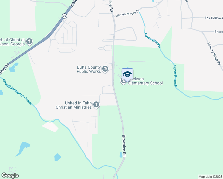 map of restaurants, bars, coffee shops, grocery stores, and more near 155 Viewpoint Drive in Jackson