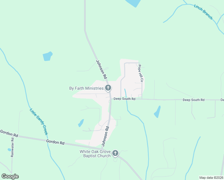 map of restaurants, bars, coffee shops, grocery stores, and more near 1204 Johnson Road in Senoia