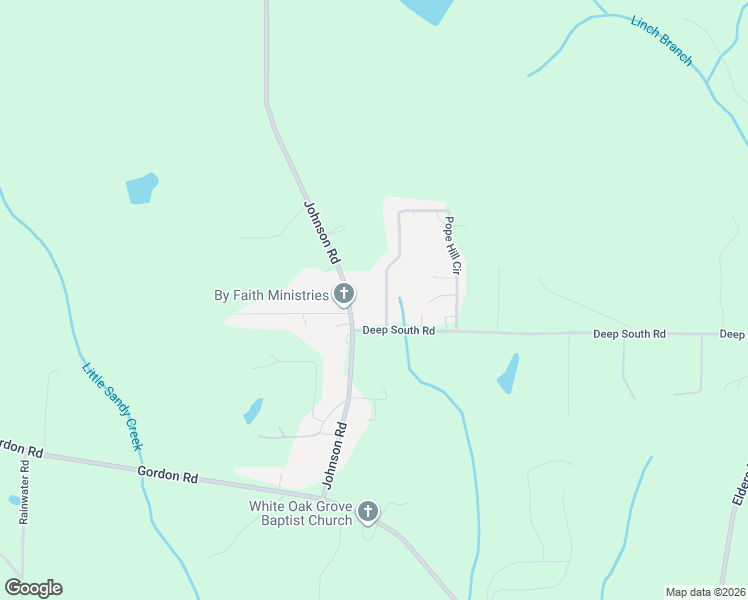 map of restaurants, bars, coffee shops, grocery stores, and more near 1204 Johnson Road in Senoia