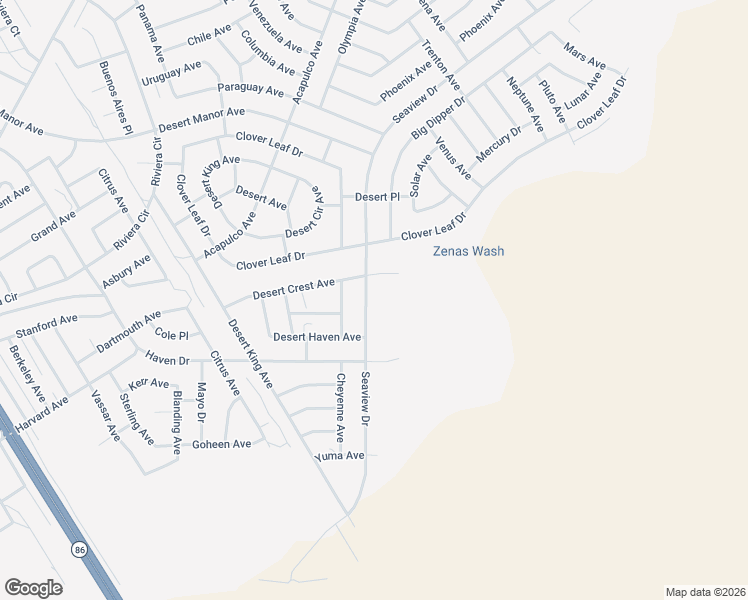 map of restaurants, bars, coffee shops, grocery stores, and more near 2006 Seaview Drive in Thermal