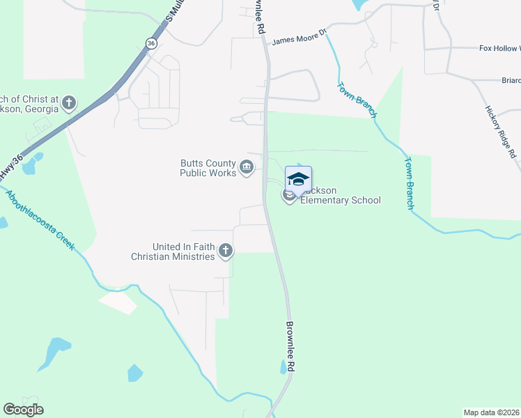 map of restaurants, bars, coffee shops, grocery stores, and more near 155 Viewpoint Drive in Jackson