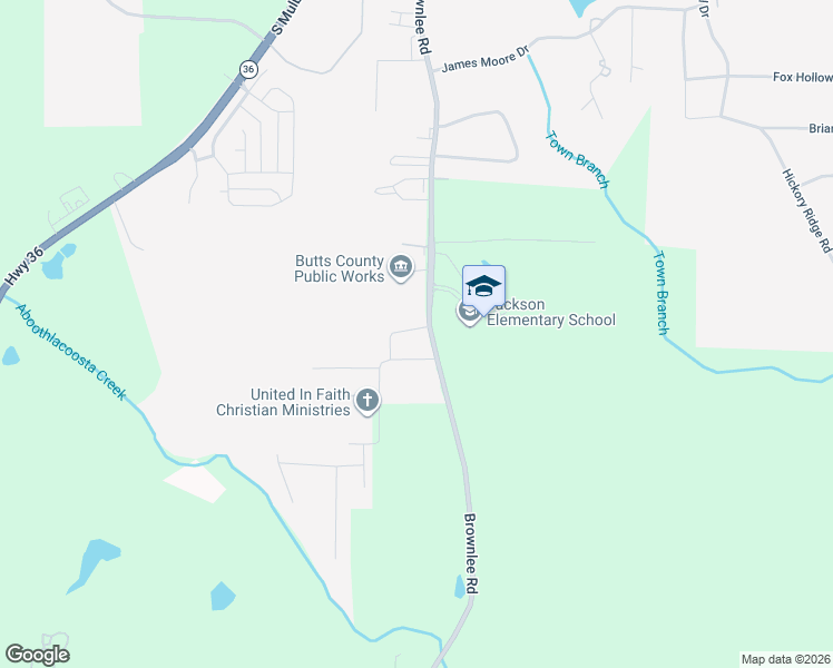 map of restaurants, bars, coffee shops, grocery stores, and more near 155 Viewpoint Drive in Jackson