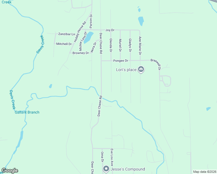 map of restaurants, bars, coffee shops, grocery stores, and more near 12921 Deer Chase Road in McCalla