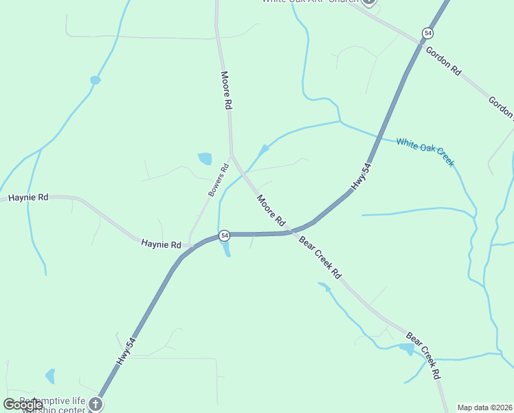 map of restaurants, bars, coffee shops, grocery stores, and more near 2748 Georgia 54 in Moreland