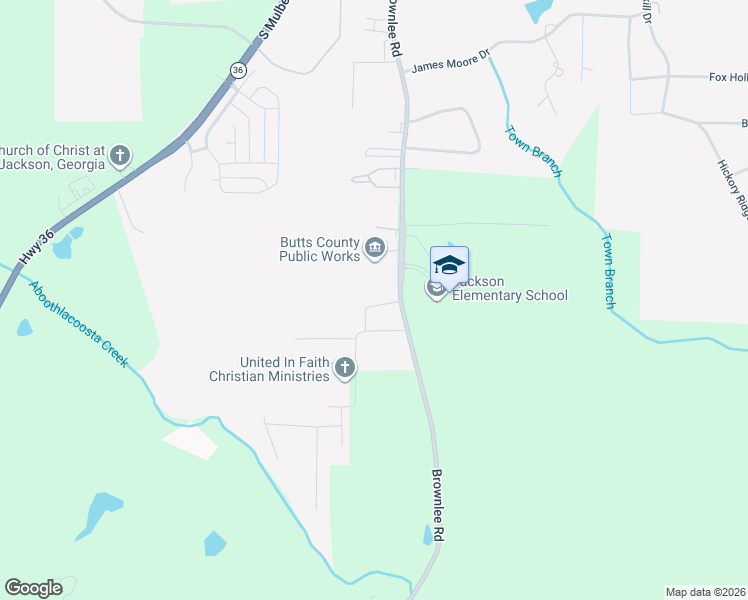 map of restaurants, bars, coffee shops, grocery stores, and more near 198 Blake Avenue in Jackson