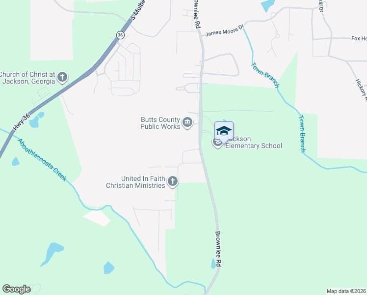 map of restaurants, bars, coffee shops, grocery stores, and more near 198 Blake Avenue in Jackson