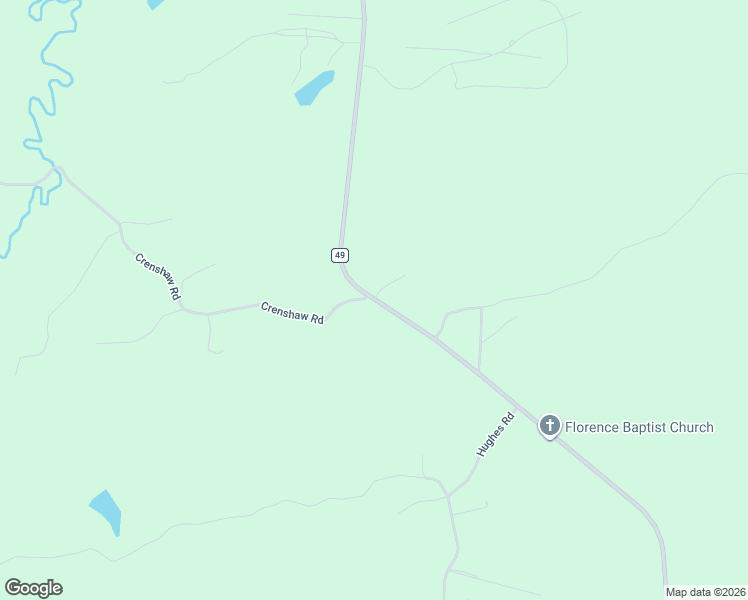 map of restaurants, bars, coffee shops, grocery stores, and more near 4135 Highway 49 in Columbiana