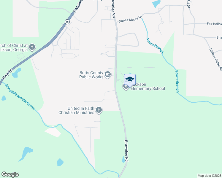 map of restaurants, bars, coffee shops, grocery stores, and more near 155 Viewpoint Drive in Jackson