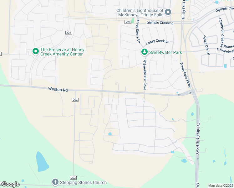 map of restaurants, bars, coffee shops, grocery stores, and more near 4746 Farm to Market Road 543 in McKinney