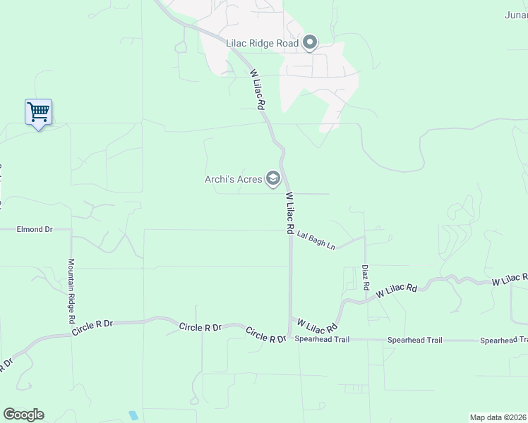 map of restaurants, bars, coffee shops, grocery stores, and more near 10085 West Lilac Road in Escondido