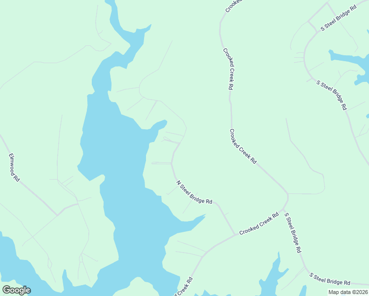 map of restaurants, bars, coffee shops, grocery stores, and more near 180 North Steel Bridge Road in Eatonton