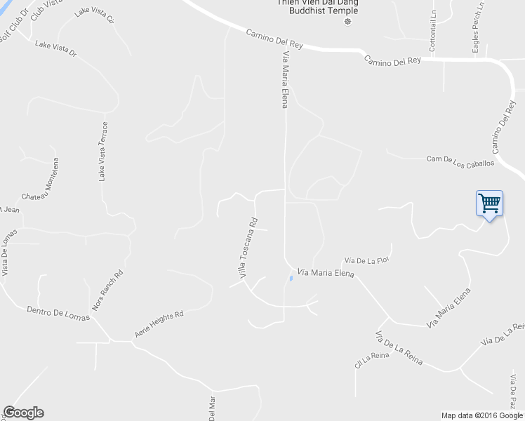 map of restaurants, bars, coffee shops, grocery stores, and more near 6124 Villa Flora in Bonsall
