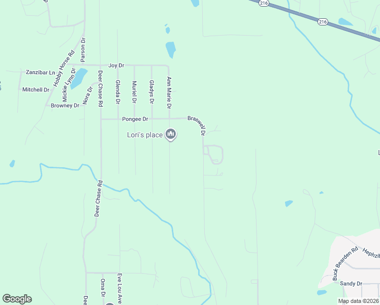 map of restaurants, bars, coffee shops, grocery stores, and more near 12864 Braswell Drive in McCalla