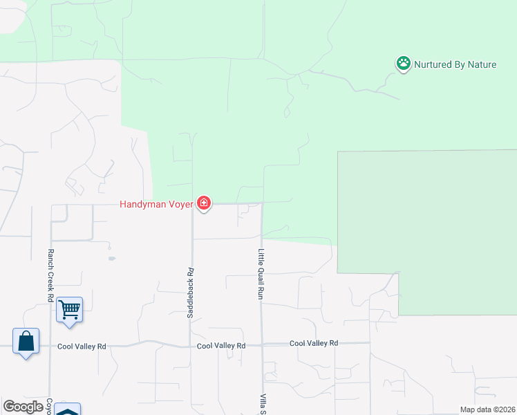 map of restaurants, bars, coffee shops, grocery stores, and more near 30903 Little Quail Run in Valley Center