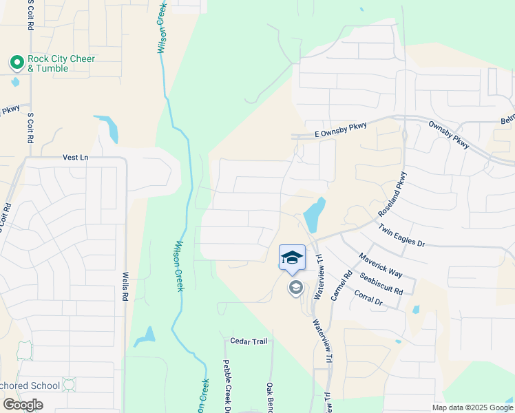 map of restaurants, bars, coffee shops, grocery stores, and more near 2300 Sorrelwood Court in Celina
