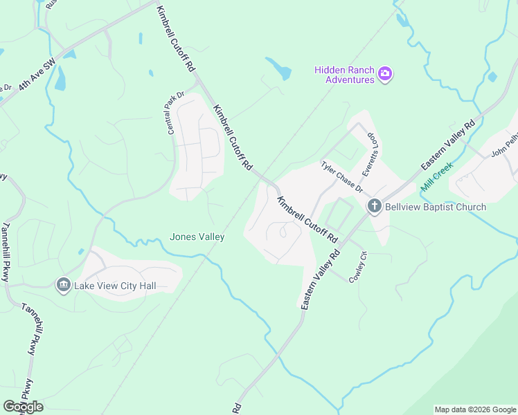map of restaurants, bars, coffee shops, grocery stores, and more near 12940 Woodland Park Circle in McCalla