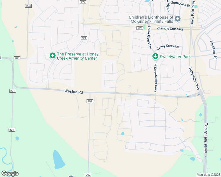 map of restaurants, bars, coffee shops, grocery stores, and more near 1805 New Holland Way in McKinney
