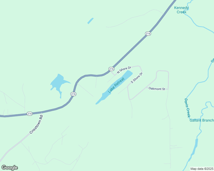 map of restaurants, bars, coffee shops, grocery stores, and more near 19099 North Shore Drive in Vance