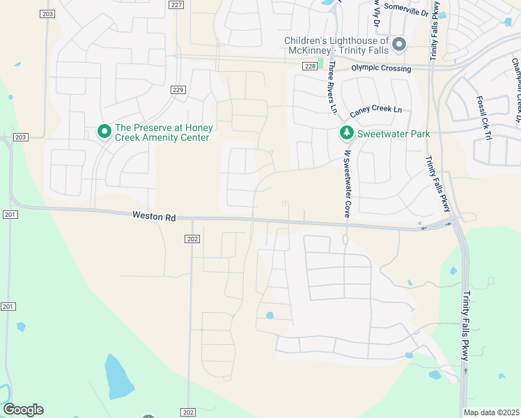 map of restaurants, bars, coffee shops, grocery stores, and more near 4869 Weston Road in McKinney
