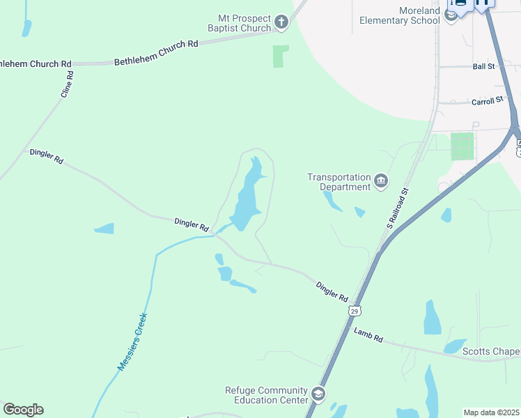 map of restaurants, bars, coffee shops, grocery stores, and more near 180 Dingler Road in Moreland