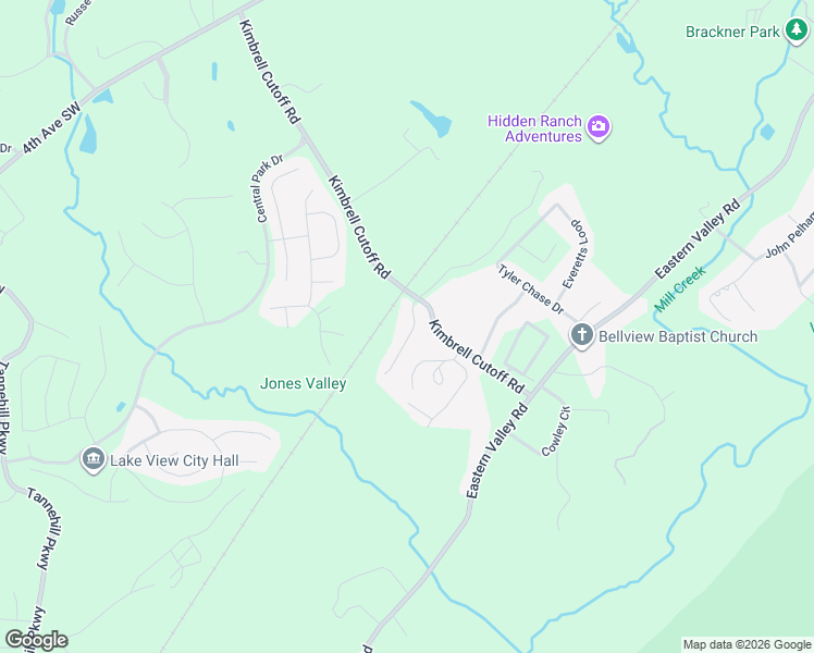 map of restaurants, bars, coffee shops, grocery stores, and more near 12940 Woodland Park Circle in McCalla
