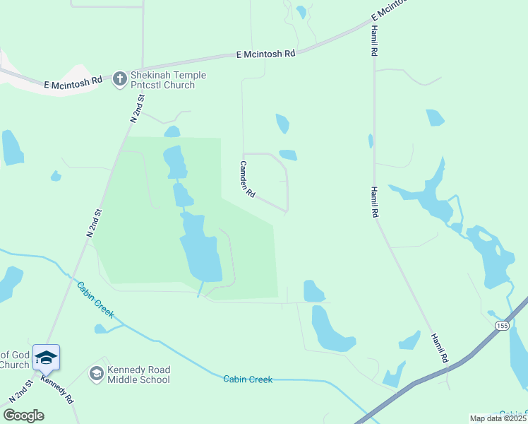 map of restaurants, bars, coffee shops, grocery stores, and more near 32 Camden Road in Griffin