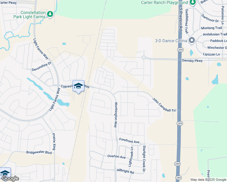 map of restaurants, bars, coffee shops, grocery stores, and more near 3742 Norwood Avenue in Celina