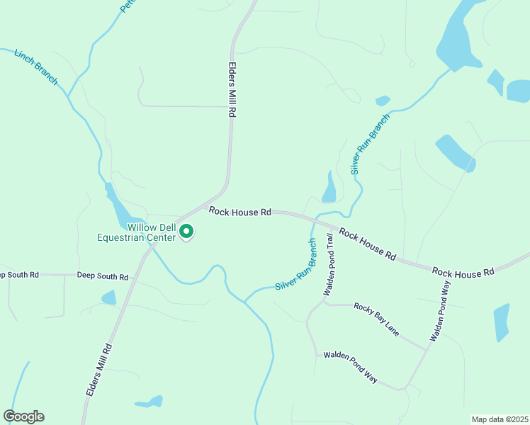 map of restaurants, bars, coffee shops, grocery stores, and more near 1877 Rock House Road in Senoia