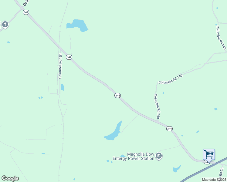 map of restaurants, bars, coffee shops, grocery stores, and more near 3280-3604 State Highway 344 in Magnolia