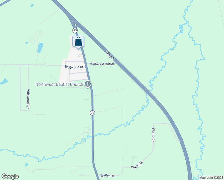 map of restaurants, bars, coffee shops, grocery stores, and more near 200 Brazle Road in El Dorado