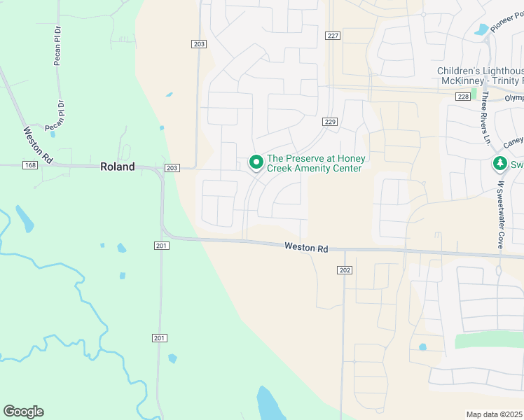 map of restaurants, bars, coffee shops, grocery stores, and more near 5140 Weston Road in McKinney