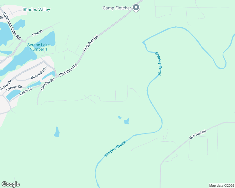 map of restaurants, bars, coffee shops, grocery stores, and more near 5896 Fletcher Road in McCalla