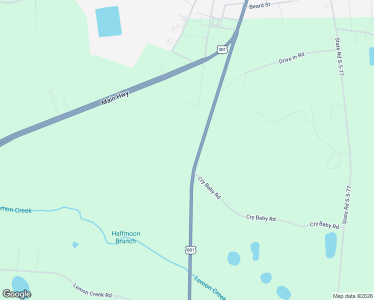 map of restaurants, bars, coffee shops, grocery stores, and more near 656 Broxton Bridge Road in Bamberg