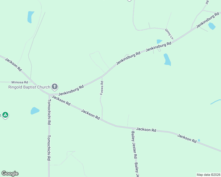 map of restaurants, bars, coffee shops, grocery stores, and more near 140 Fuswa Road in Griffin