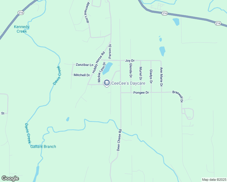 map of restaurants, bars, coffee shops, grocery stores, and more near 13001 Baker Drive in Vance