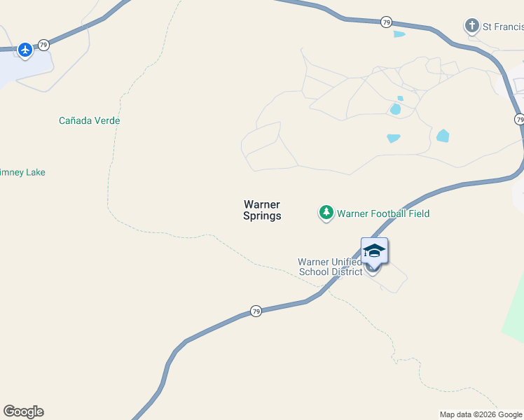 map of restaurants, bars, coffee shops, grocery stores, and more near in Warner Springs