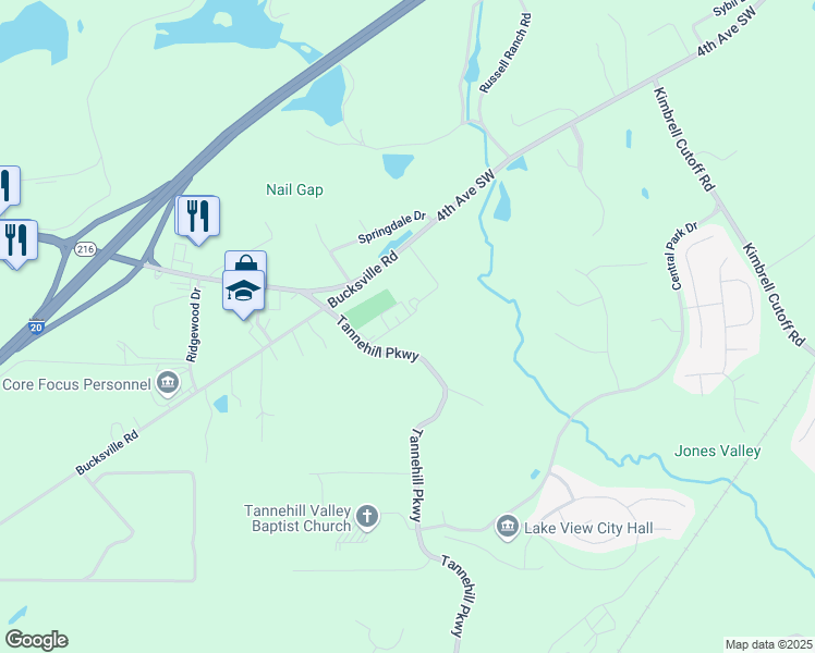 map of restaurants, bars, coffee shops, grocery stores, and more near 13026 Fisher Circle in McCalla