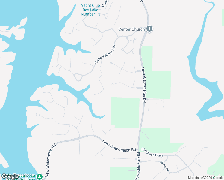 map of restaurants, bars, coffee shops, grocery stores, and more near 3515 Grand Arbor Drive in Tuscaloosa
