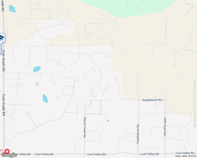 map of restaurants, bars, coffee shops, grocery stores, and more near 31252 North Star Way in Valley Center