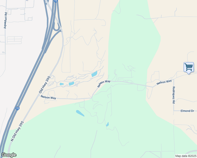 map of restaurants, bars, coffee shops, grocery stores, and more near 8310 Nelson Way in Escondido